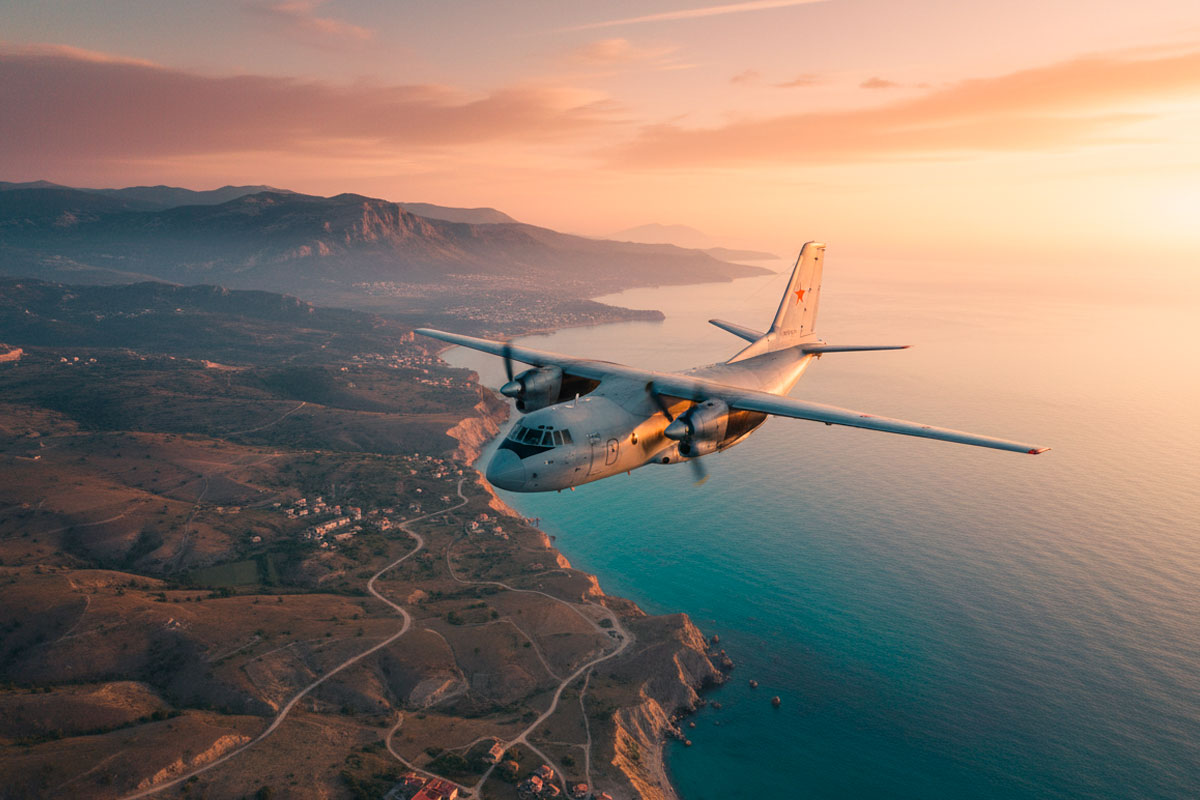 В Крыму разбился военный самолет РФ Ан-26: все погибли