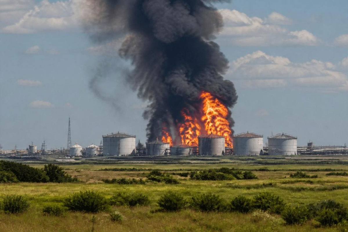 Атакованы нефтяные объекты сразу в четырех регионах РФ