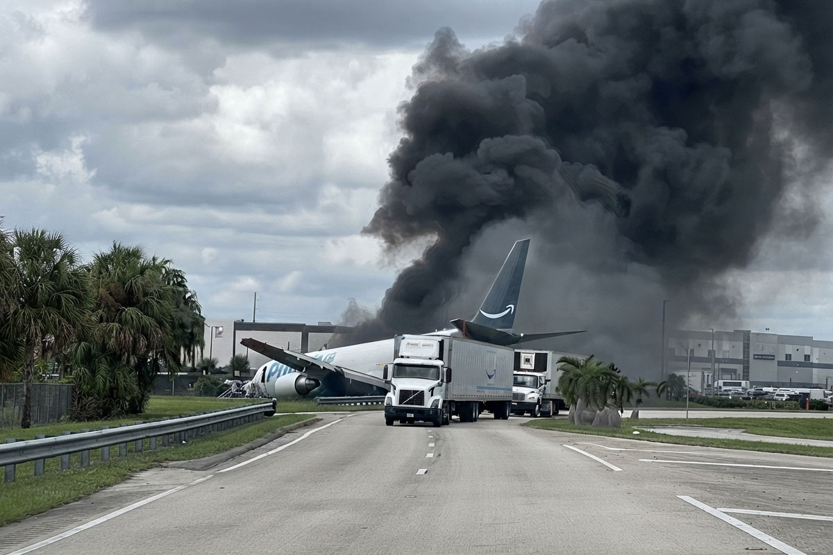 Крушение Boeing 767 Amazon в Майами: пять погибших