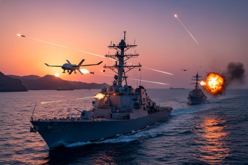 Нарушение перемирия: ВМС США отразили атаку Ирана по эсминцам